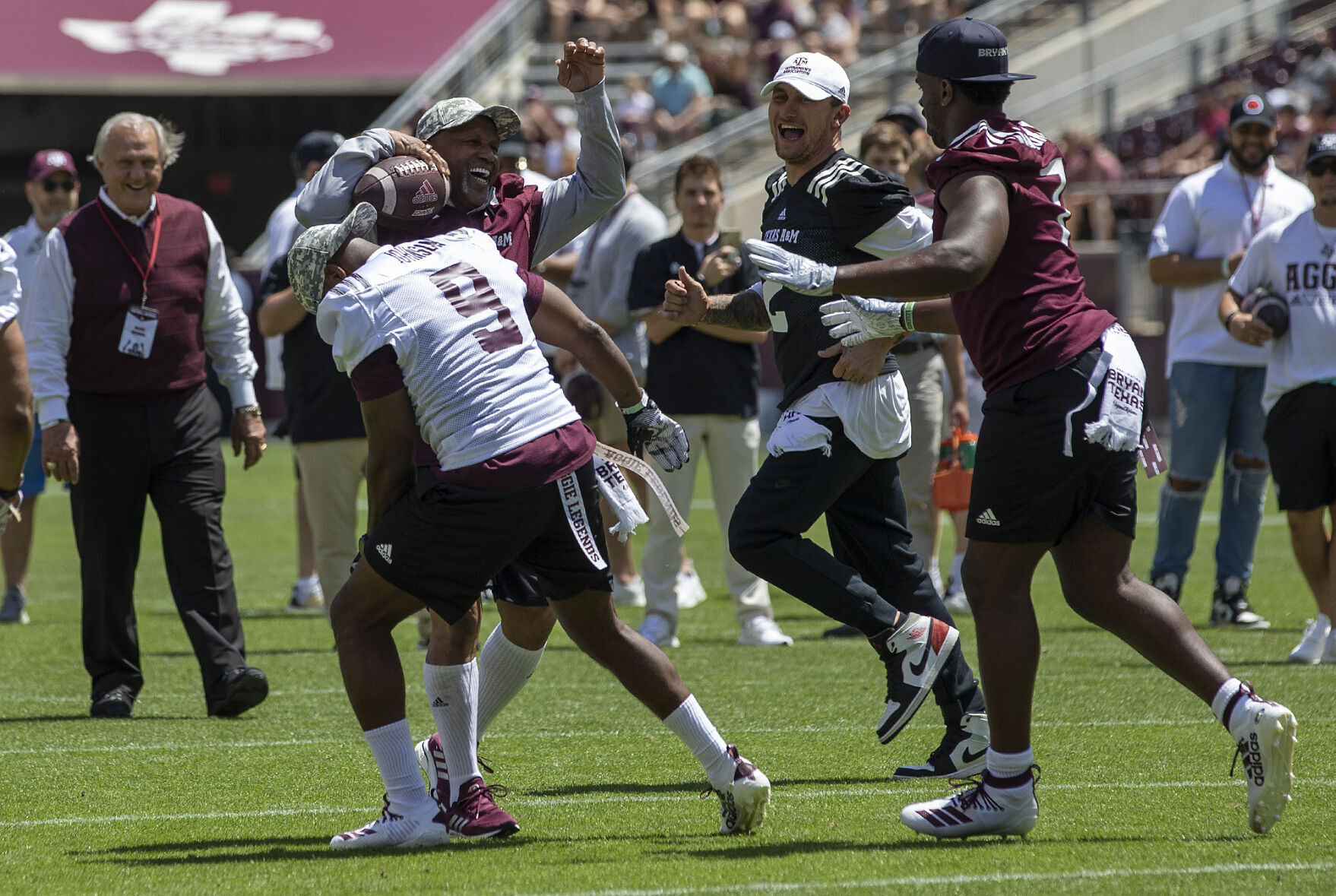 Maroon & White